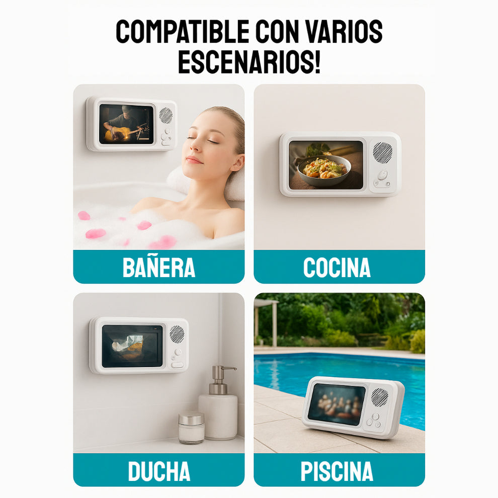 AquaView™  tu música favorita en la ducha